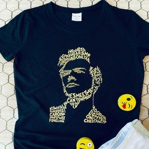 Harry Styles T-shirt, for men or women, 100% cotton, Color. black and white